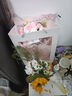 泰西丝毛线针织永生花花束成品创意编织玫瑰情人节送女友闺蜜生日礼物 中花束(向日葵橙]+手提袋 实拍图