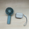 无印良品（MUJI） 便携手持风扇 USB充电可折叠办公室迷你随身小风扇 蓝色 实拍图