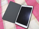 钦灵 华为荣耀平板2保护套皮套8英寸JDN-W09/JDN-AL00通话平板电脑保护套壳 金沙纹黑色+钢化膜 实拍图