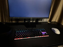 达尔优EK815 机械键盘 87键/108键 游戏发光有线青轴黑轴108键吃鸡电竞87键网吧同款 EK815-87键-黑银【黑轴】 实拍图