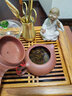 倒把西施 宜兴纯全紫砂壶名家手工泡茶壶家用功夫茶具套装 底槽清西施 实拍图