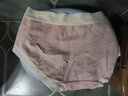 莫代尔女士内裤女纯棉裆抗菌女式中腰无痕舒适运动透气少女生三角短裤头 黑色+抹茶+氧蓝+樱粉 XL (建议120-145斤) 实拍图