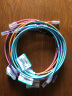PANDUIT 泛达超六类细网线CAT6A类跳线家用电脑宽带POE监控万兆高速成品线 真爱粉 1米 实拍图