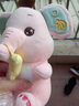 VTR小象玩偶宝宝婴幼儿陪睡啃咬香蕉大象娃娃公仔毛绒玩具生日礼物女 粉色 27厘洣《填充高弹三维PP棉-材质 实拍图
