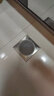 沛艺304不锈钢地漏盖片过滤网卫生间厨房阳台下水道盖板防虫防臭防堵 304圆形细孔地漏盖-8cm 实拍图