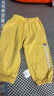 Classic Teddy精典泰迪儿童裤子男女童防蚊裤夏季宝宝纯棉薄款长裤 黄色 90  实拍图
