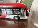 翊玄玩具 公交车玩具双层巴士公共汽车仿真大巴士儿童玩具车合金汽车模型 双节城市公交【新品】 晒单实拍图