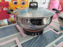 惠当家（Hui Dang Jia）电锅多功能电热锅电炒锅家用电蒸锅一体电煮锅加厚304不锈钢电火锅G08-34国家补贴 实拍图