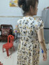 奥丝婕（Aosijie）高端品牌重磅真丝连衣裙女夏季新款气质收腰显瘦减龄桑蚕丝碎花裙 米白色 L 【建议90-110斤左右】 实拍图