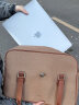妙迪（mood）苹果笔记本电脑包大容量女款通勤手提斜挎包80106棠梨褐 实拍图