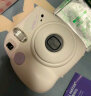 富士【万千宠爱版本有货】instax mini7+一次成像拍立得相机mini7+套餐含拍立得相纸 mini7+白色 套餐3：官配+40张相纸+束口袋+相框+相册 实拍图