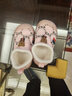 G.DUCKKIDS小黄鸭春秋款宝宝学步鞋英伦风软底防滑防掉婴儿飞织袜子鞋6个月1 冬季[粉色]B款 20 /21(鞋内长12.5cm) 实拍图