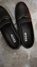 宜驰（EGCHI）女鞋子单中老年妈妈鞋子女士皮鞋乐福鞋 H7523 黑色 38 实拍图