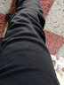 真维斯（Jeanswest）牛仔裤男修身直筒夏季薄款新款潮流柔软棉弹舒适休闲男士长裤子男 2108黑色 33 码(2尺6) 实拍图
