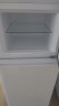 TCL 112升L3迷你双门养鲜冰箱白色 均匀制冷 低音环保小冰箱 家用租房养鲜冷藏冷冻两门电冰箱 112升冰箱 实拍图