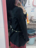 妙奕嘉休闲西装外套女装秋冬高级感2025新款正装职业通勤冬毛呢西服外套 两粒扣西装外套【黑色】 M 【建议80-100斤】 实拍图
