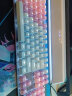 罗技（Logitech） K845机械键盘 有线键盘 办公全尺寸键盘  电竞游戏发光键盘 吃鸡键盘 K845樱花粉色-红轴+罗技KDA大桌垫 晒单实拍图