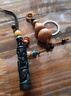 一只小鹿黑檀木龙凤柱钥匙扣高档汽车钥匙挂件手编链圈环男女包挂饰坠礼物 檀木龙柱 实拍图