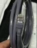 秋叶原（CHOSEAL）六类千兆网线 Cat6六类屏蔽8芯双绞线 工程家用电脑宽带监控跳线成品网线 灰色 3米 CT600A 实拍图