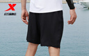 特步马拉松短裤男夏季新款速干裤透气训练五分裤健身跑步运动休闲裤 正黑色-0207 M 170 实拍图