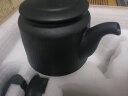 苏氏陶瓷（SUSHI CERAMICS）功夫茶具套装实木手柄双侧把茶壶日式竹面储水式茶盘茶托礼盒装 实拍图