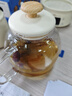小熊（Bear）全玻璃壶体养生壶恒温壶 办公室迷你煮茶壶花茶壶 0胶水0金属  24h预约24h保温 0.8L YSH-M08B3 实拍图