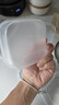 【10只装】冰箱保鲜盒食品级冷冻收纳盒微波炉饭盒便当盒学生 可冷冻收纳盒 3个装 350ml 实拍图