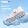 Skechers斯凯奇儿童鞋运动鞋透气四季男女童鞋中大童跑步鞋小白鞋405315L 【透气款】女童-白色/WHT 37 实拍图