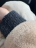 无印良品 MUJI 女式 含牦牛绒骆驼绒圆领毛衣 长袖针织衫秋 冬季 深灰色 M-L 165/88A 实拍图