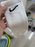 耐克（NIKE）男袜女袜 24新款训练透气短袜快干柔软休闲跑步健身运动nike袜子 SX7676-100/三双装/长袜 L/26-28厘米/42-46码 实拍图