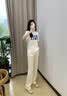 回力冰丝阔腿裤女夏季薄款2026年新款凉感舒适显瘦运动休闲直筒长裤子 黑#纯色 L （建议100-110斤） 实拍图