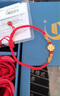 中国黄金（CHINA GOLD）玫瑰花黄金手链女足金编织红绳手串生日礼物送女朋友老婆 足金玫瑰花金线手绳+证书礼盒【纪念品】 实拍图