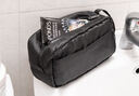 pack all男士洗漱包 大容量分隔收纳洗护用品收纳包手提式收纳包 黑色 实拍图