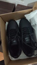 特步运动鞋男鞋跑步鞋冬季加绒皮面防水轻便减震休闲慢跑鞋棉鞋黑色 实拍图