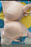 INSAHO哺乳文胸孕妇内衣孕期哺乳期薄款前开扣透气聚拢喂奶胸罩全棉里料 9953 肤色送粉色 文胸38/85码 实拍图