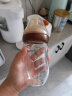 世喜玻璃奶瓶婴儿新生儿宝宝防胀气奶瓶小初生0到一6个月仿母乳 新生儿玻璃奶瓶 240ml （3-7月） 晒单实拍图