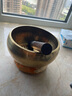 梵木果【麟纹钵】尼泊尔半手工颂钵音疗佛音黄铜碗瑜伽采耳居家冥想静心 金色中款-15cm+标准三件套 实拍图
