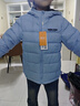 雪中飞童装儿童轻薄羽绒服男童新款中大童女童薄款外套冬 冰蓝色（印花款） 140 实拍图