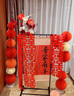 TaTanice 婚房布置喜字用品婚房拉花装饰背景墙（婚房大套装吾家有喜） 实拍图