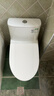 恒洁（HEGII）马桶 家用虹吸式大冲力坐便器 速冲节水防臭 静音降缓盖板 包安装 【抗菌座圈】一级水效HC0518PT 305坑距（适用300-345mm） 实拍图