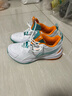 李宁（LI-NING）羽毛球鞋男女同款减震耐磨训练鞋白/浅松绿AYTT001-2 白/绿 37 实拍图