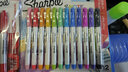 锐意（Sharpie）细头马克笔油性防水防褪色速干耐用记号笔商务办公标记进口红色12支装美术写生水彩笔 实拍图