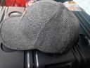 众妃帽子男秋冬中老年毛呢棒球帽保暖护耳鸭舌帽送爸爸爷爷礼物棉帽子 灰色-【咖啡标毛呢中老年】 均码 实拍图