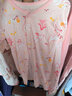 婧麒婴儿连体衣夏装新生男女宝宝夏季衣服纯棉薄款空调服爬服夏天 粉小鹅 80cm 实拍图