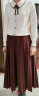 欧莎（OSA）【基础款】外穿百搭针织衫女薄款春季新款小众设计感上衣 杏色A M 实拍图