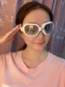 佳斯特（JAST） 泳镜 男女游泳眼镜高清防水防雾大框平光近视可选游泳镜 JSD605 白色透明泳镜（平光） 实拍图