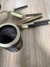 久堂茶道六君子套装功夫茶具配件茶夹茶刀茶勺杯叉养壶笔泡茶工具用品 竹-铜木六君子（铜木配件） 实拍图