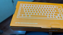VGN N75有线/无线/蓝牙三模客制化机械键盘gasket结构全键热插拔游戏电竞办公键盘 单模N75 动力银轴 果冻橙 实拍图