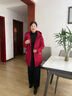 俞兆林妈妈冬装羽绒服中长款2025新款中老年人棉衣服大码外套奶奶棉袄女 1916-红色【棉服】  加厚 XL 【建议105-120斤】 实拍图