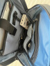 sharkborough 双肩包男头层牛皮14英寸电脑包休闲旅行背包多功能韩版书包潮 黑色 晒单实拍图